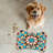 Arabic Tile Collection - 1 Piece Bone Shape Feeding Mat