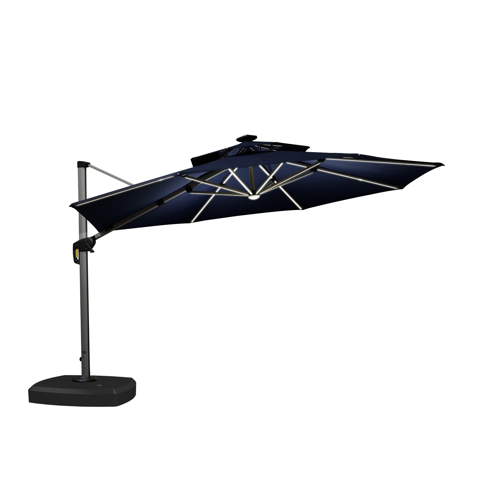 cantilever patio umbrella with wheeled base Giantex Wheels, 243 lbs Water Filled Umbrella Stand for Offset Umbrella, 33.5 inch Heavy Duty Square Offset Umbrella Holder for Deck Garden Poolside : Patio 10 FT x 10 FT Base Pellebant 10x13 FT Cantilever Outdoor