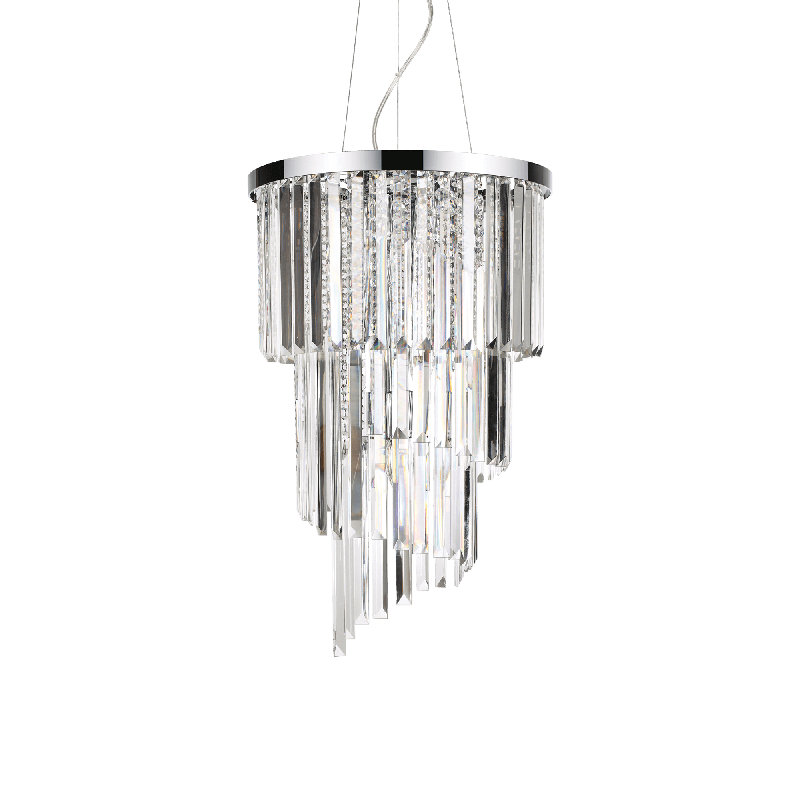 Carlton 8 - Light Crystal Chandelier
