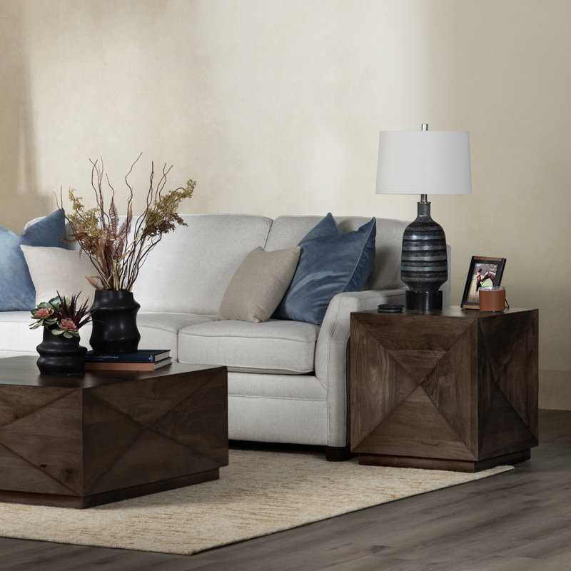 Lampe de table en verre