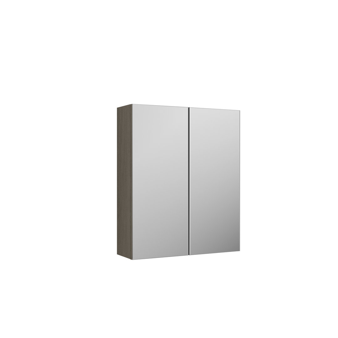Arno 60mm W 715mm H Surface Frameless Medicine Cabinet Mirror 1 Fixed