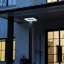 Lampadaire solaire carré facile à installer avec minuterie