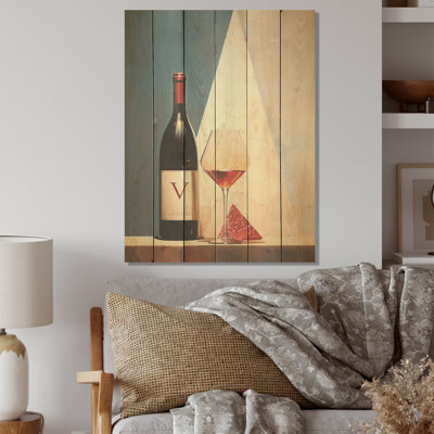 Cavas Crispness - Art mural en bois sur bois de pin naturel