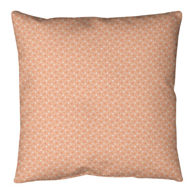 Coussin décoratif à treillis hexagonal Katelyn Elizabeth