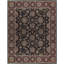 Manchuria Wool Oriental Area Rug in Black/Red