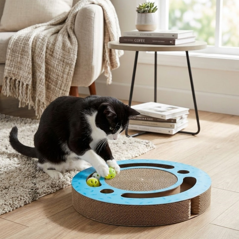 Jouet à griffer pour chats d'intérieur, Blue