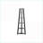 Bookshelf, Corner Etagere 5 Tier 71"H Modern Contemporary | Grey | Particle Board-122577468