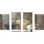 Simplicité - 4 pièces sur toile tendue-912238726