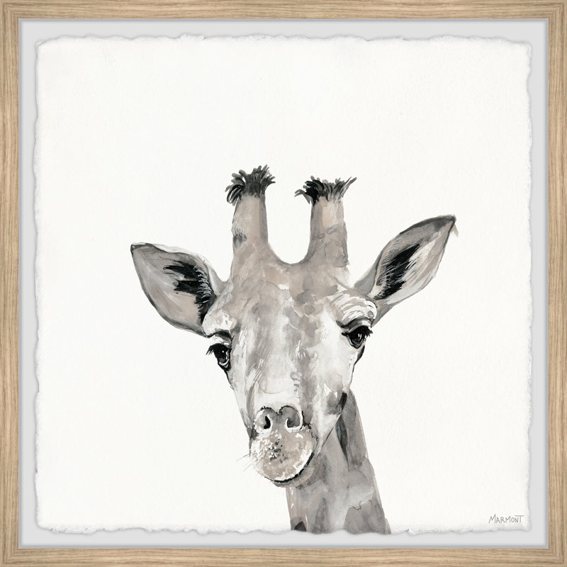 McBeal Wacky Giraffe 4-Piece Set Framed Art, 24" H x 24" W