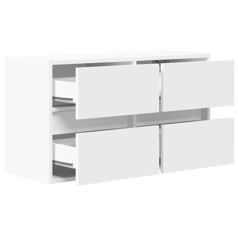 Yes_No_No_Yes_No Unfinished TV Stand, 80cm, White