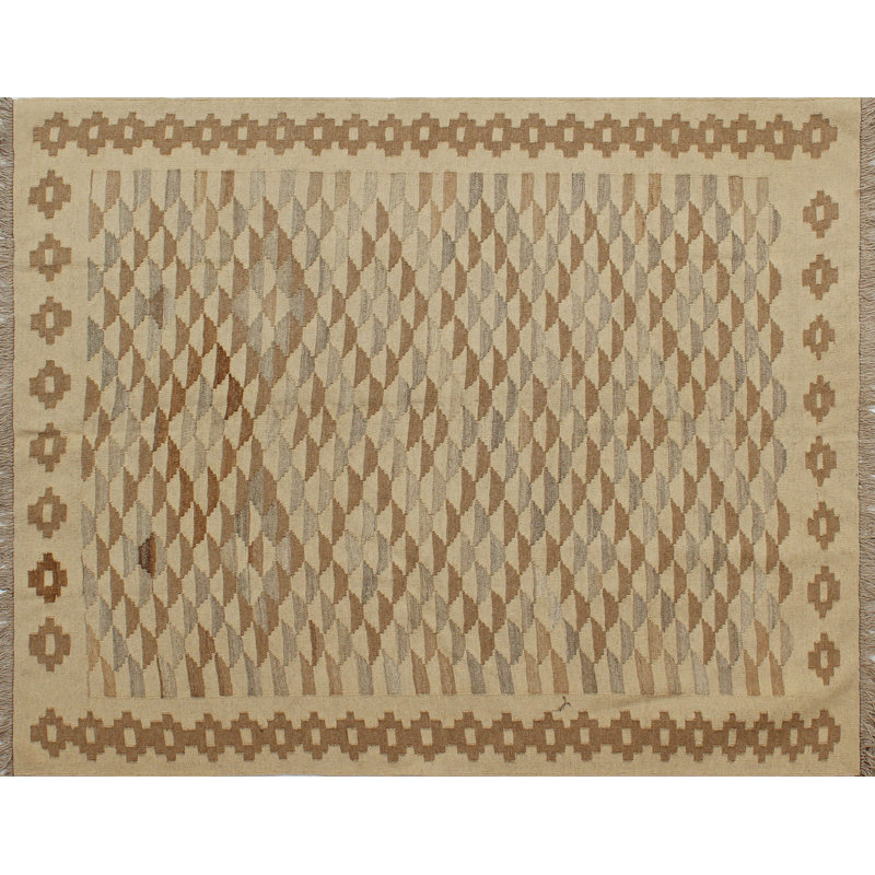 Benge Wool Geometric Indoor Rug