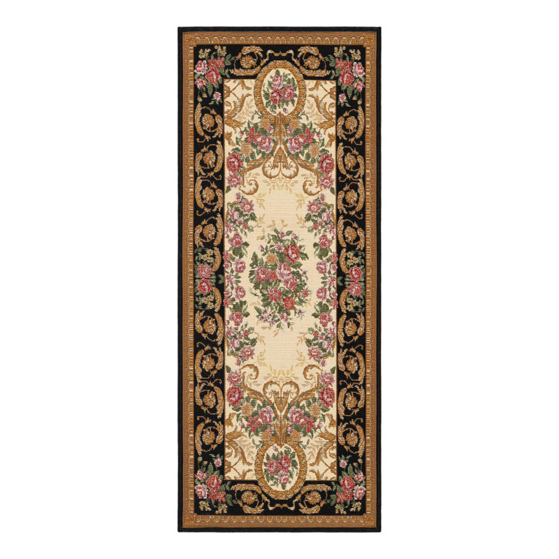 Indoor/Outdoor Traditional Area Rug, Runner 2' x 5'1"