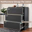 Karanfila 35.43'' Wide 3 -Drawer Steel File Cabinet-1090046166