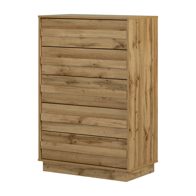 Serrano  5-Drawer Chest, Brown