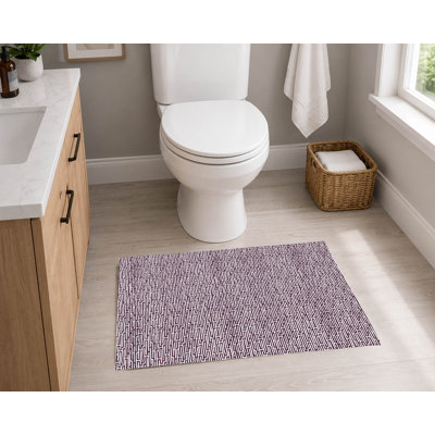 Tapis de toilette rectangulaire absorbant et antidérapant Twilight Labyrinth