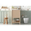 Ensemble de meuble-lavabo sur pied 20 po avec lavabo en céramique, ensemble de meuble-lavabo simple autoportant avec porte à fermeture douce, style français.
