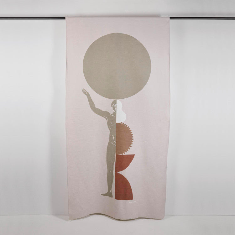 Cotton Blend Curtain Single Panel