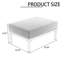 Table basse et repose-pieds convertible 2-en-1 Montelongo-131465062