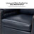 Pascarella 31.5" W Transitional Genuine Leather Club Chair with Solid Wood Legs-93301719