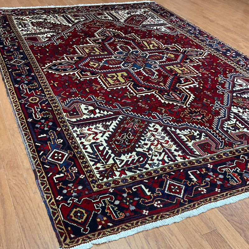 HERAT ORIENTAL Handmade Heriz Wool Rug