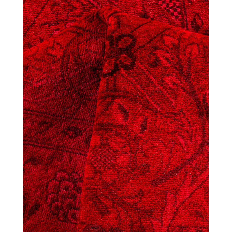 Fine Vibrance One-of-a-Kind 2'7" X 9'10" Hand Knotted Area Rug