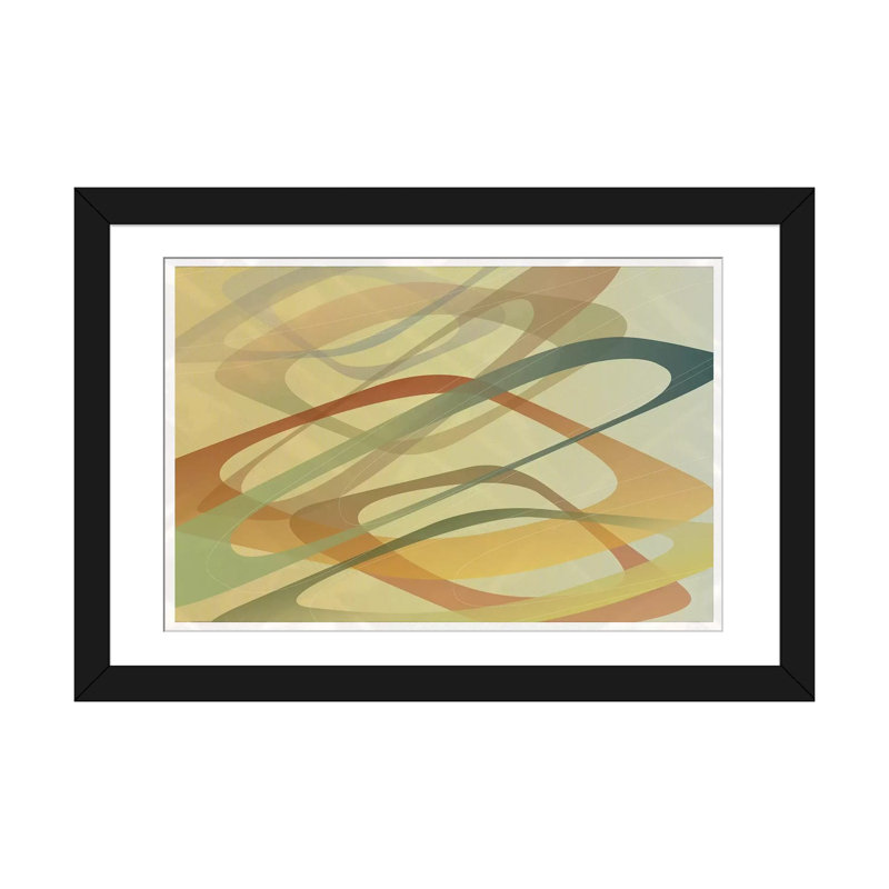 «Left Field», reproduction sur toile, Papier beaux-arts encadré noir, Blanc, H 24 po x l 32 po x P 1 po