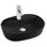 Lavabo de salle de bain vasque ovale en céramique 14,93 po DAX