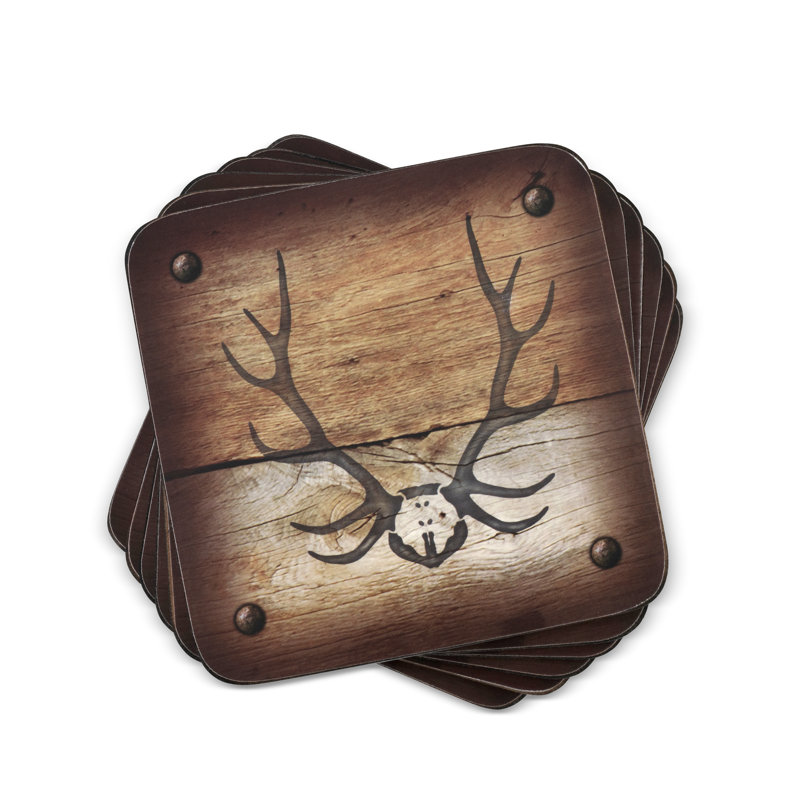 Pimpernel Lodge Coasters 4"X 4"