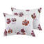 kate spade new york Fall Poppies Twin Comforter Set, 100% Cotton, All Season 2 Piece Reversible Bedding Set, White and Garnet-805623446-809171346