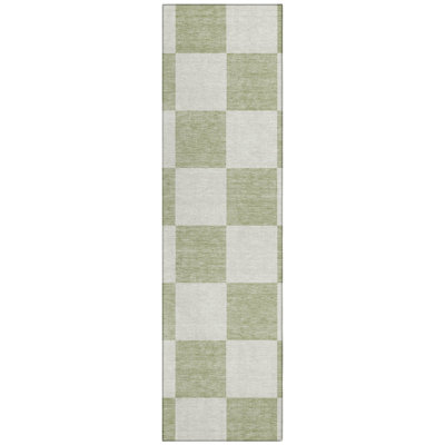 Machine Washable Indoor/Outdoor Buster ACN2345 Geometric Rug