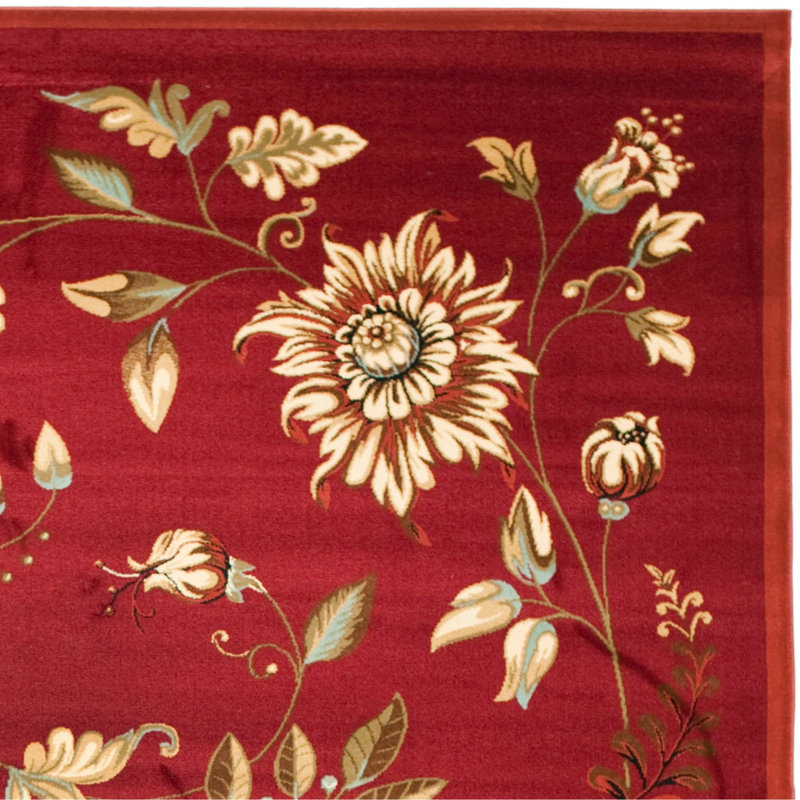 Klose Performance Floral Rug, Square 6'7"