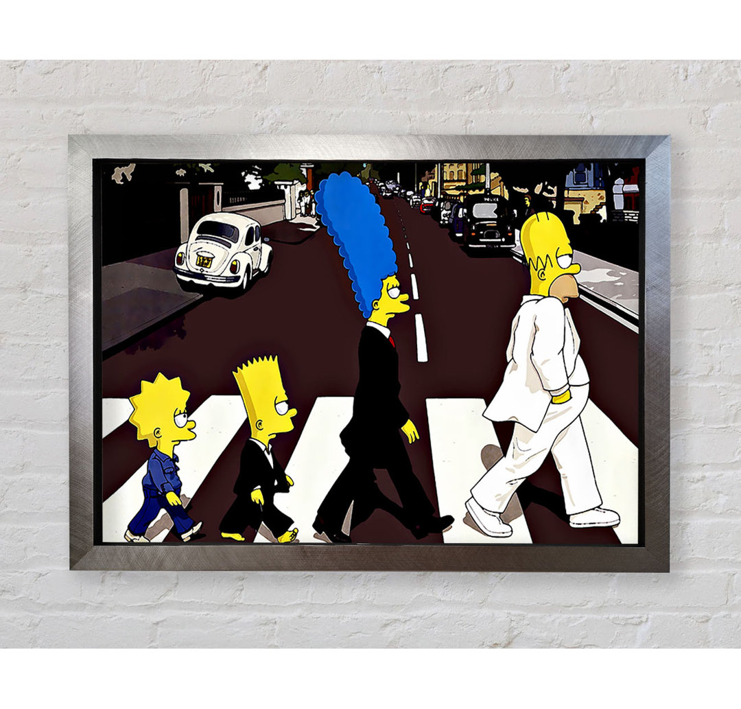 Simpsons Abbey Road - Druck