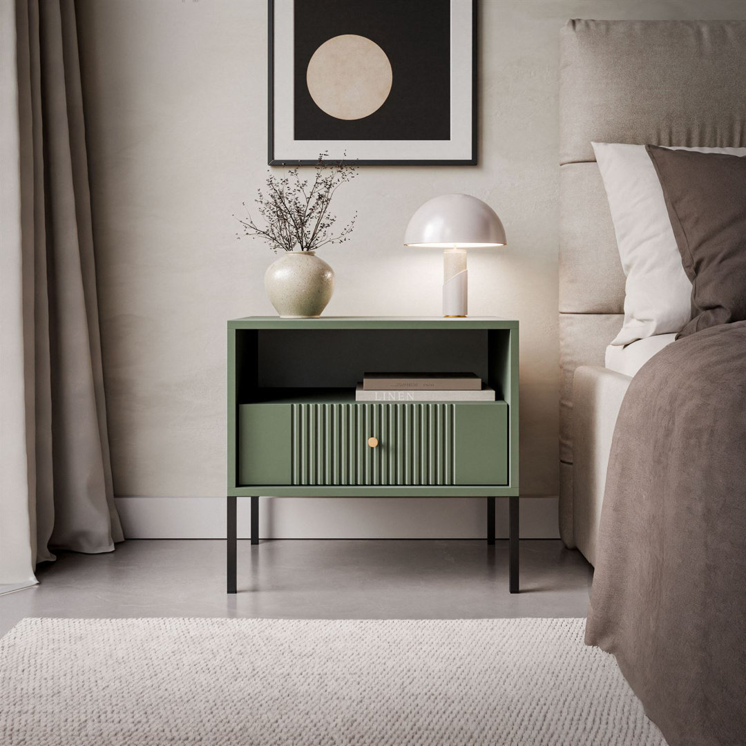 54cm W Plywood / Laminate Board Bedside Table