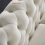 Chesterfield Velvet Sofa 84.65 Inch For Living Room Beige Colour-1781748653