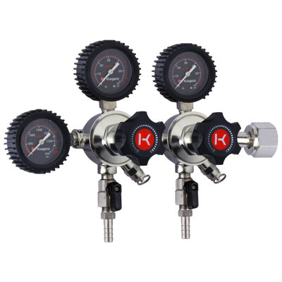 Kegco Elite Series Chrome Outdoor Dual Tap Built-In Kegerator with
