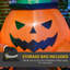 Décoration d'Halloween gonflable de 73 po avec 5 citrouilles Outsunny