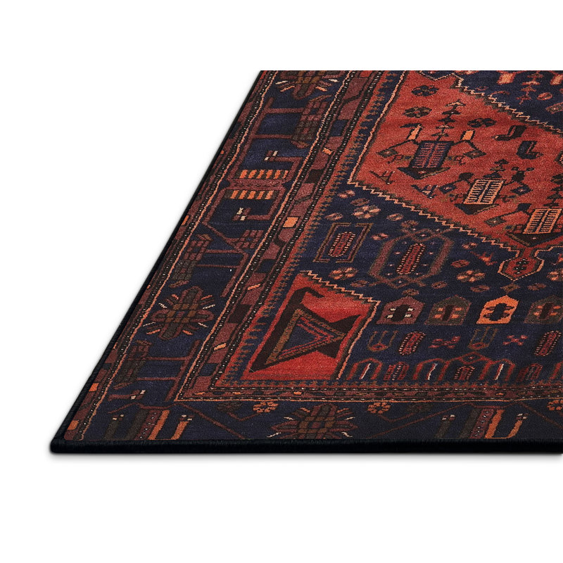 Tapis jaune clair/marron/noir Ballweg, Rectangle 8 pi x 12 pi