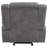 Artrice Upholstered Padded Arm Glider Recliner Grey-1781258674