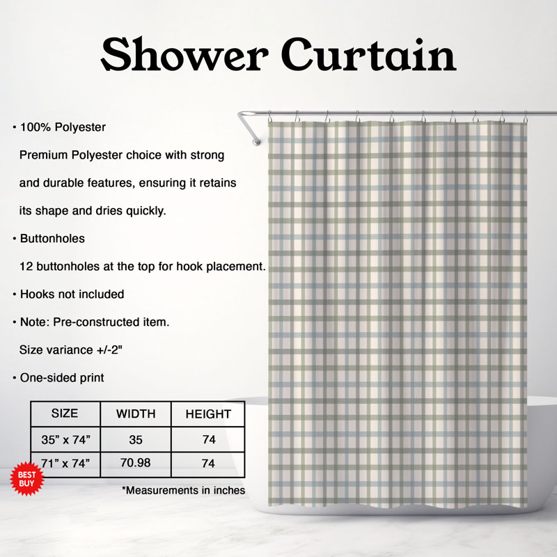 Rideau de douche Stone Mesh - Premium, H 74 po x l 71 po
