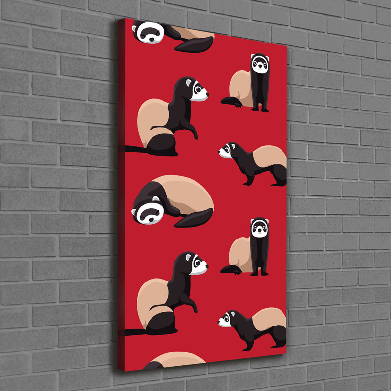 Wilmington Ferrets - Wrapped Canvas Print