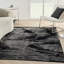 Abstract Area Rug in Black/Ivory-1685190356