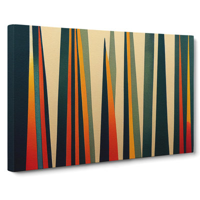 Modern Abstract Forest Vol.2 - Wrapped Canvas