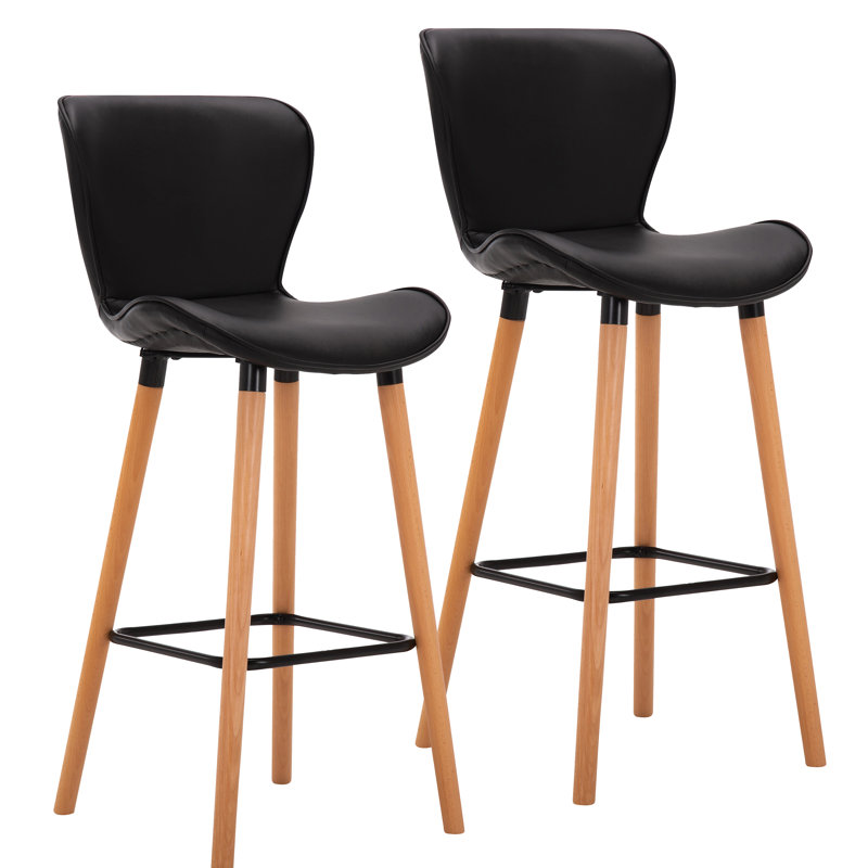 Tabouret 30,12 "Hewlett, Noir