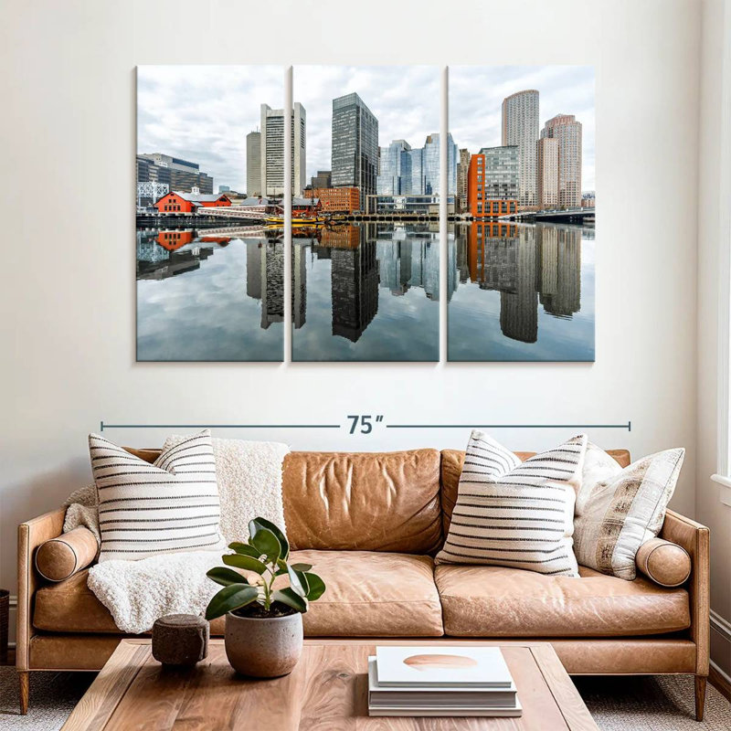 Nicci Boston Harbor View, 42" H x 65" W
