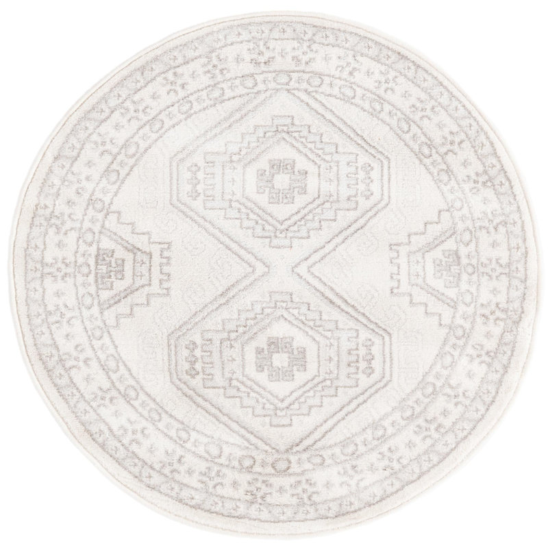 Oriental Area Rug, Round 94cm