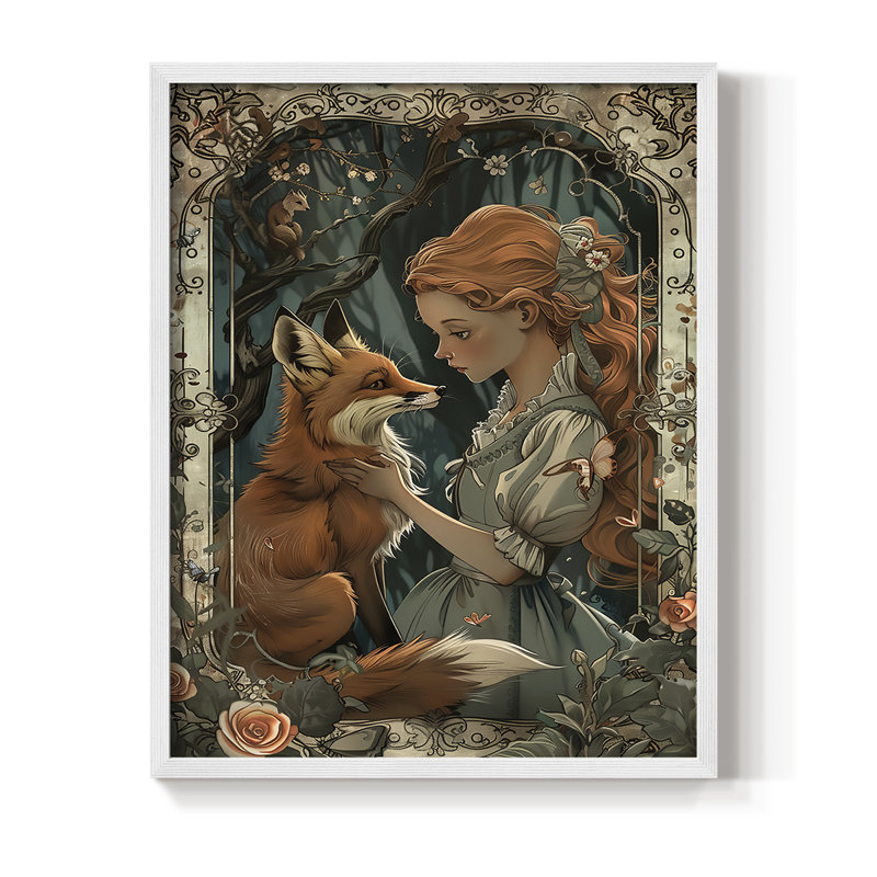 WOMEN Series CDX, reproduction encadrée - bois massif, H 30 po x l 24 po, Blanc