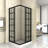36" W x 36" D x 72" H Framed Square Shower Enclosure