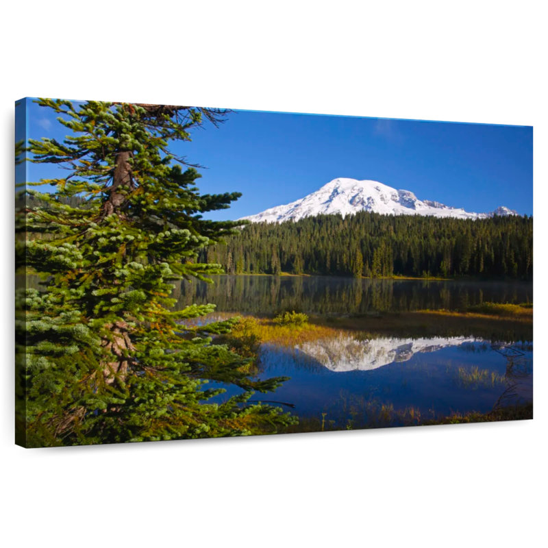 Alvord, mont Rainier en automne, H 30 po x l 45 po