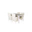 Jayesh 4 - Person Patio Dining Set with Extendable Rectangular Table , Cushions Included