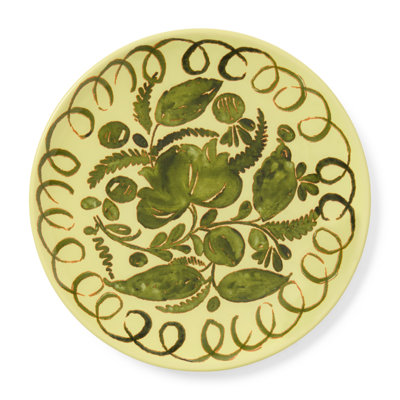 Herman Dessert Plate - Lime - 9.1"